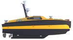 (USV) Unmanned Surface Vessel side profile.